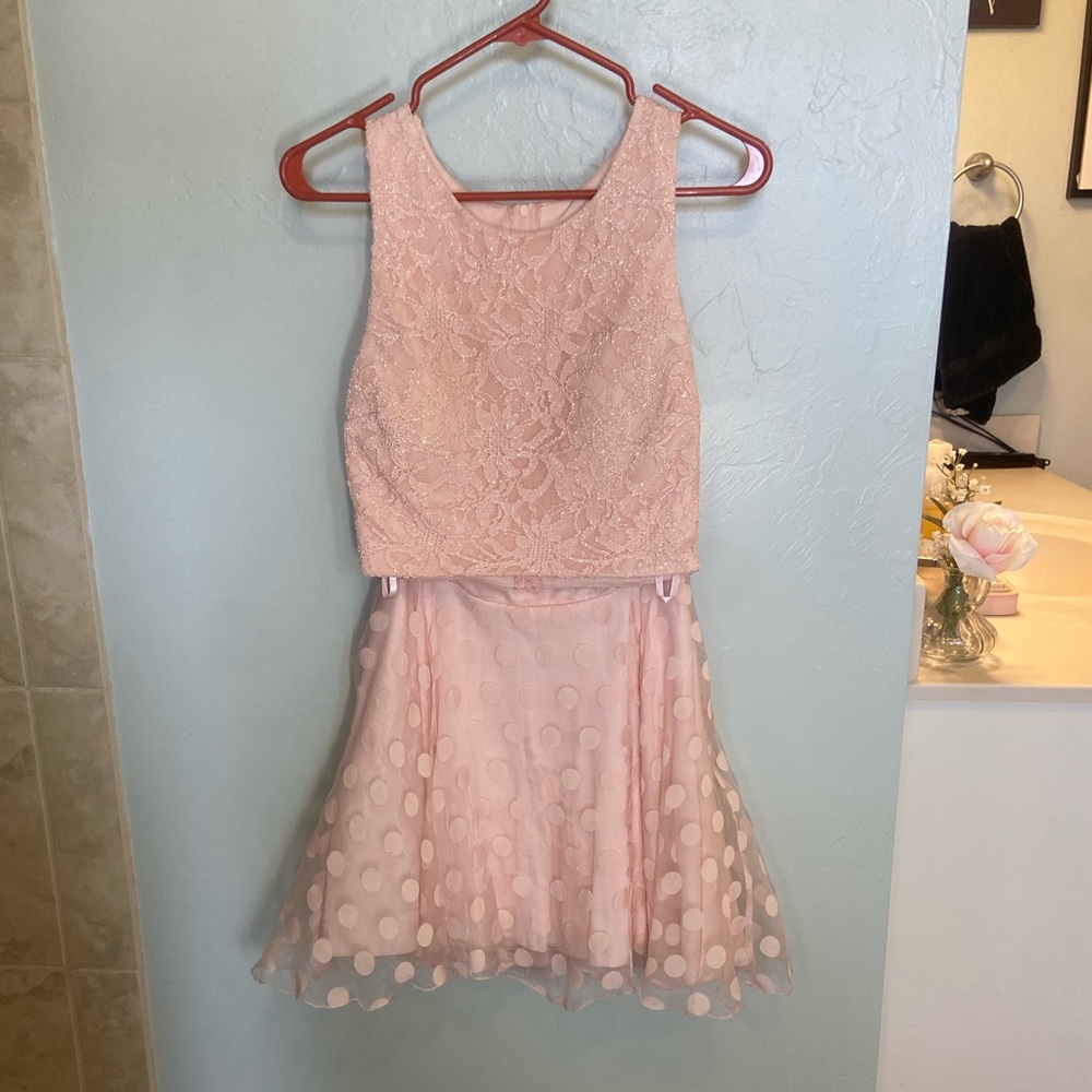 Juniors Two-Piece Formal Dress